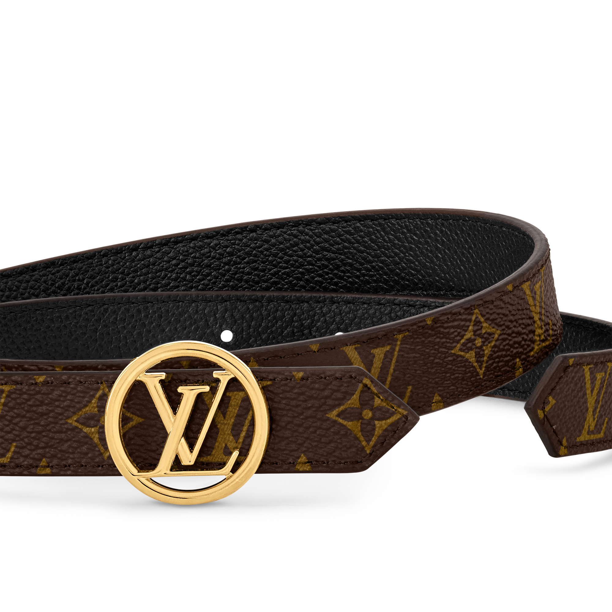 LV Circle 20mm Reversible Belt Monogram Canvas - Accessories